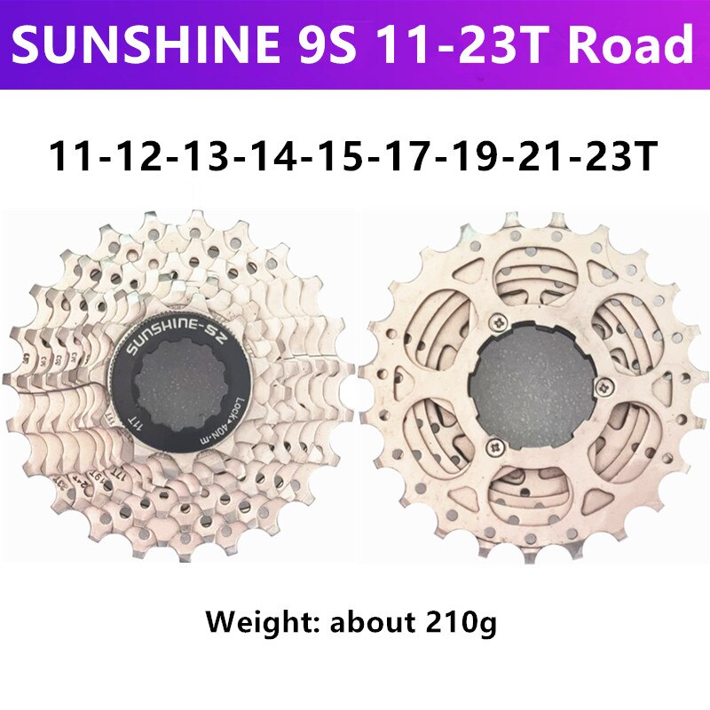 SONNENSCHEIN MTB/rennrad 9/27 geschwindigkeit Variable geschwindigkeit kassette schwungrad 11-23T/25T/28T/32T/36T/40T/42T/46T/50T kassette schwungrad: Straße 11-23T