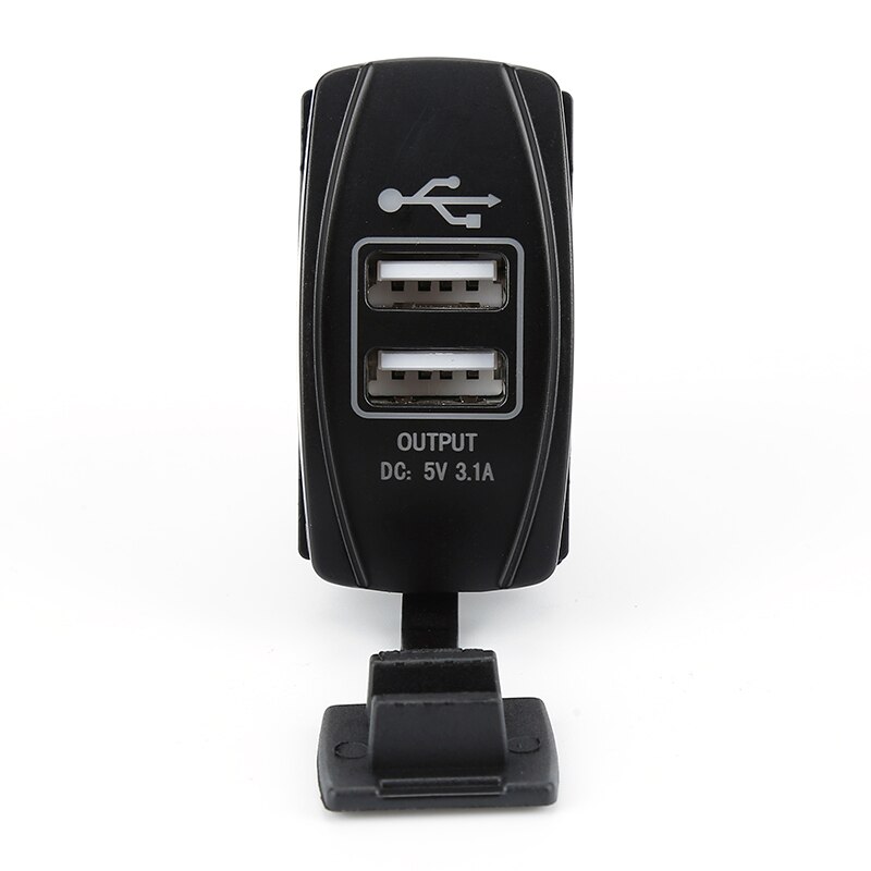 Universele Dual Usb Car Charger 3.1a Led Usb Auto-Oplader 12 24V Uitgang Voor Iphone 5S 6 6S Samsung Toyota Boot Mp3 Mp4