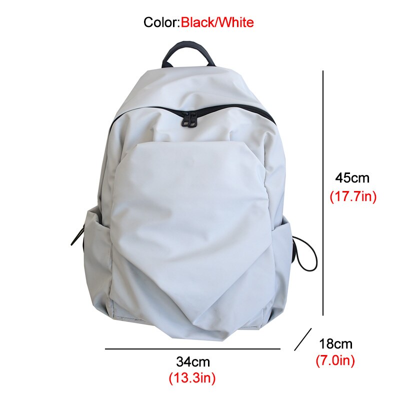 Dcimor mochila de nylon impermeável, mochila grande