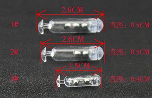 Glass Tube Rattle ( Pack of 120 Pcs ) 3 Size,fishing lure rattles, s... – Vicedeal