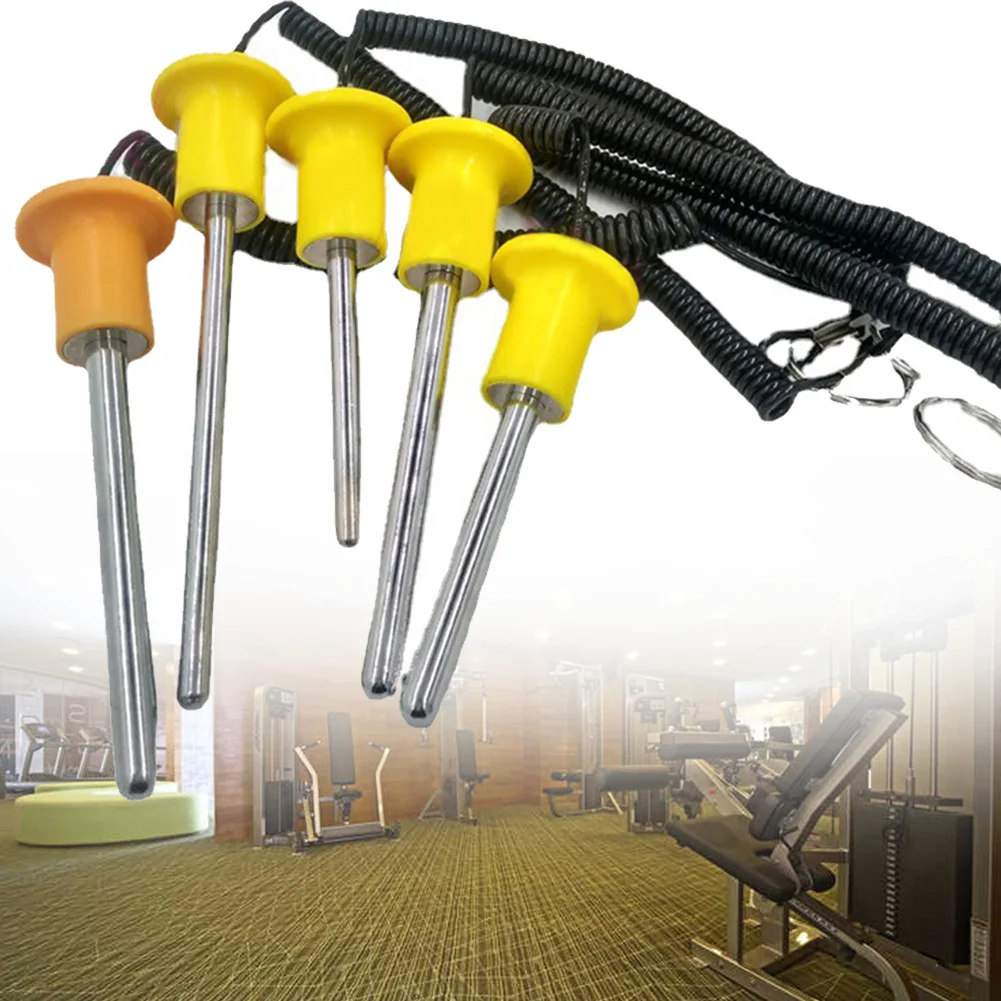 Magnetische Fitnessgeräte Bolzen Gewicht Stapel Stift Fitnessstudio Krafttraining Schrauben schnell Bewegung Heimat Hantel Weigth Platte Wird geladen Stift