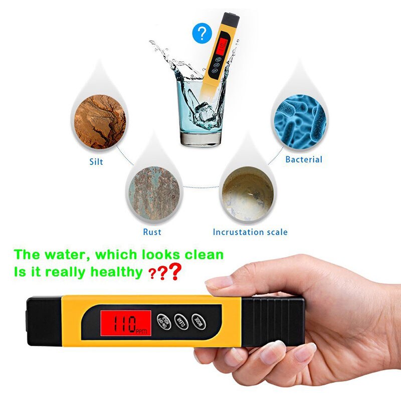 TDS Water Tester Range 09999ppm Meter for Testing... Grandado