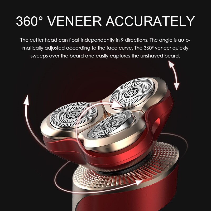 Xiaomi Soocas S3 Electric Shaver Men Razor 3D Beard Trimmer Type-C Rechargeable Shaving Machines