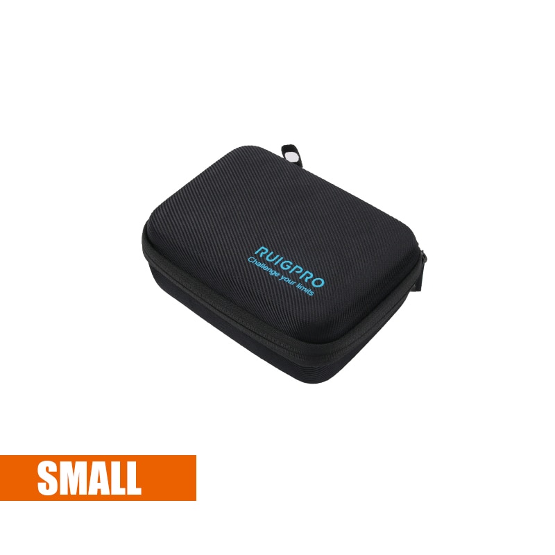 Bærbar bæretaske lille stor størrelse tilbehør opbevaringstaske til gopro go pro hero 3/4/5/6/7/8 sjcam  m20 sj6 sj7 actionkamera: Lille