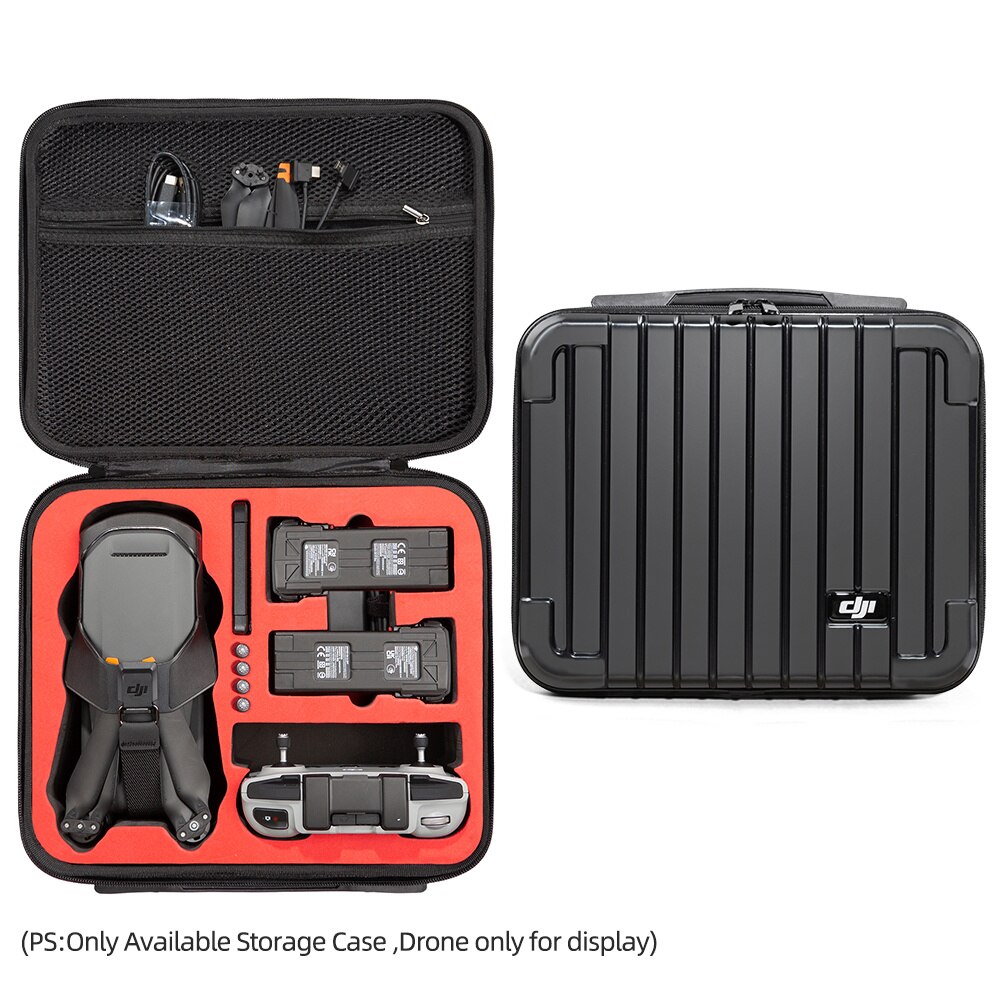 Per DJI Mavic 3 scatola di immagazzinaggio custodia da trasporto impermeabile borsa portatile borsa da viaggio per DJI Mavic 3 accessori per droni: Type 2 Black Red