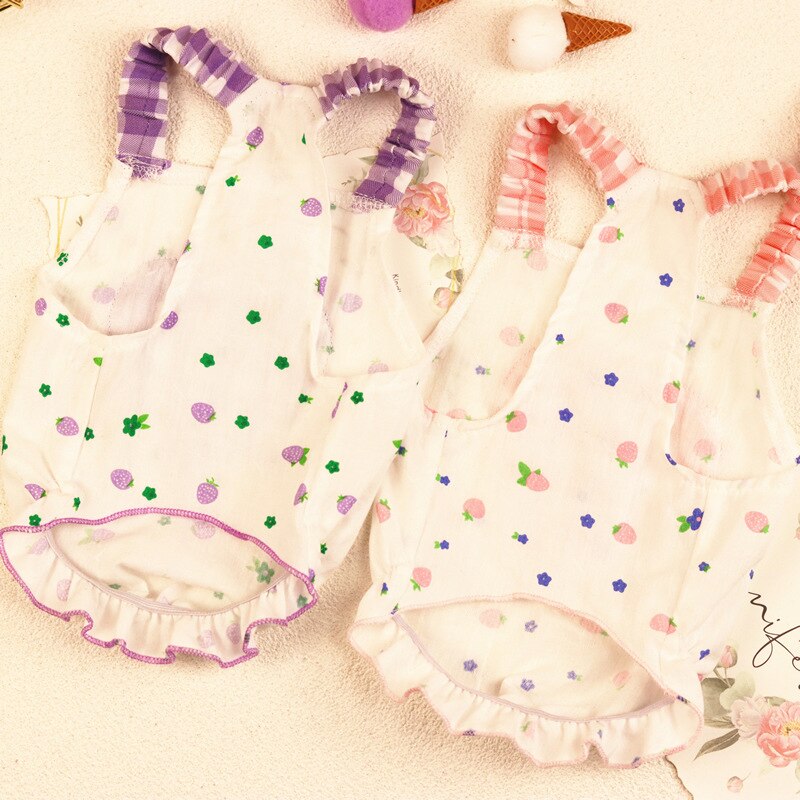 Vêtements d&#39;été pour chien, jupe, Costume, petit, chiot, fraise, cœur, gilet, chat, yorkshire, caniche, poméranien, 2022