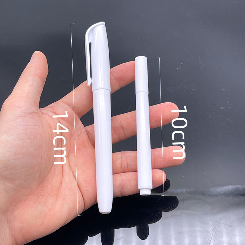 5PCS Large Whiteboard Pen White Erasable Marker Water-Based Dust-Free Water-Soluble Green Board Blackboard Light Board Acrylic