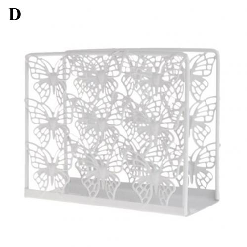 Holle Metalen Servet Rack Box Servet Houder Papieren Handdoek Dispenser Tissue Rack Serviette Holder Organizer Eettafel Decoratie: D