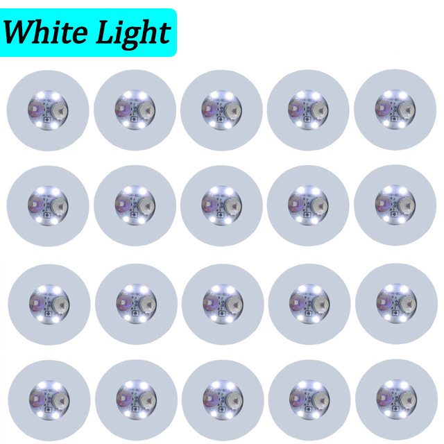 20/10/5/2 pièces LED sous-verres lumineux autocollant alimenté par batterie dessous de verre bouteille d'alcool verre à boire tasse tapis Bar fête décor lumière: L / Rouge