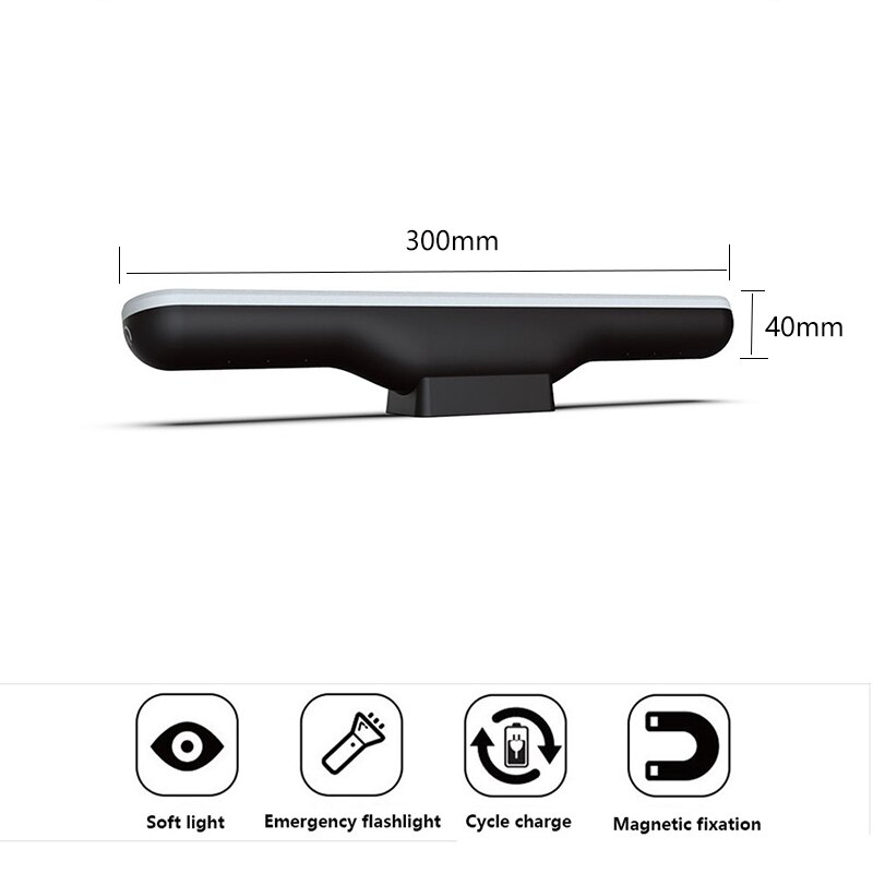 LED machen-hoch Lampe Licht USB Augenschutz Wiederaufladbare Tragbare Hängende Magnetische Lampe berühren Schalter Spiegel Licht Selfie Licht