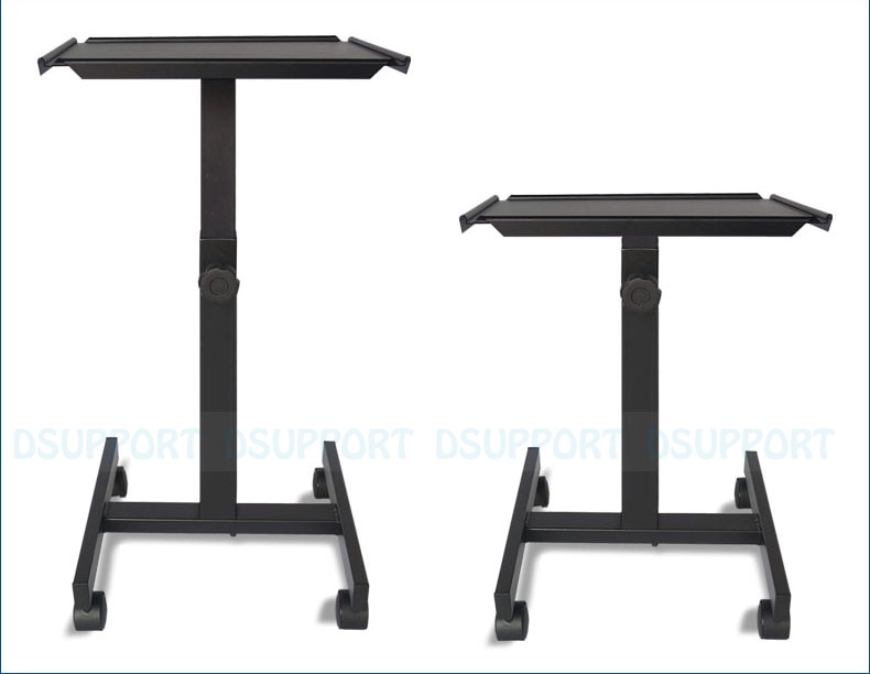 Projector Holder Speaker Stand Trolley With Tray And 360 Degree Universal Wheel
