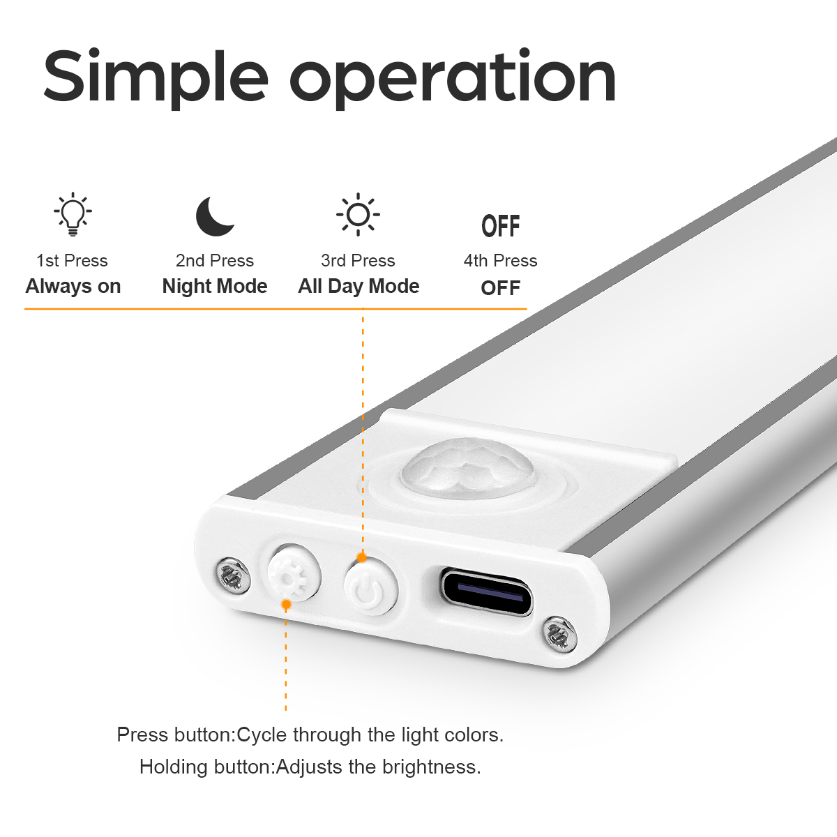 Wiederaufladbare Batterie LED Aluminium freundlicher Studie Buch Lichter Tisch Schreibtisch Lampen Nacht Zauberstab Lichter Für Garderobe Treppe Nacht