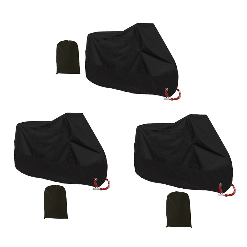 1Set Waterproof Outdoor Motorbike UV Protector Rain Dust Bike Motorcycle Cover L/XL/2XL