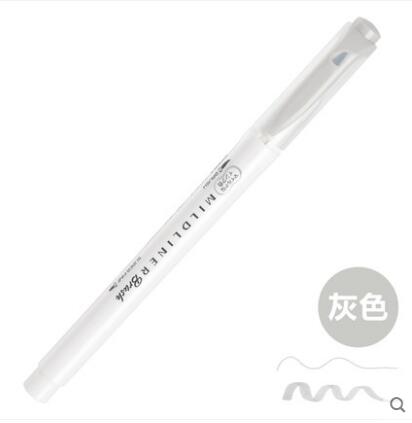 Zebra WFT8 MILDLINER Weichen Pinsel Stift + Harte Spitze Textmarker Doppel Spitze Japan Pastell Farben Marker Stifte: MGR