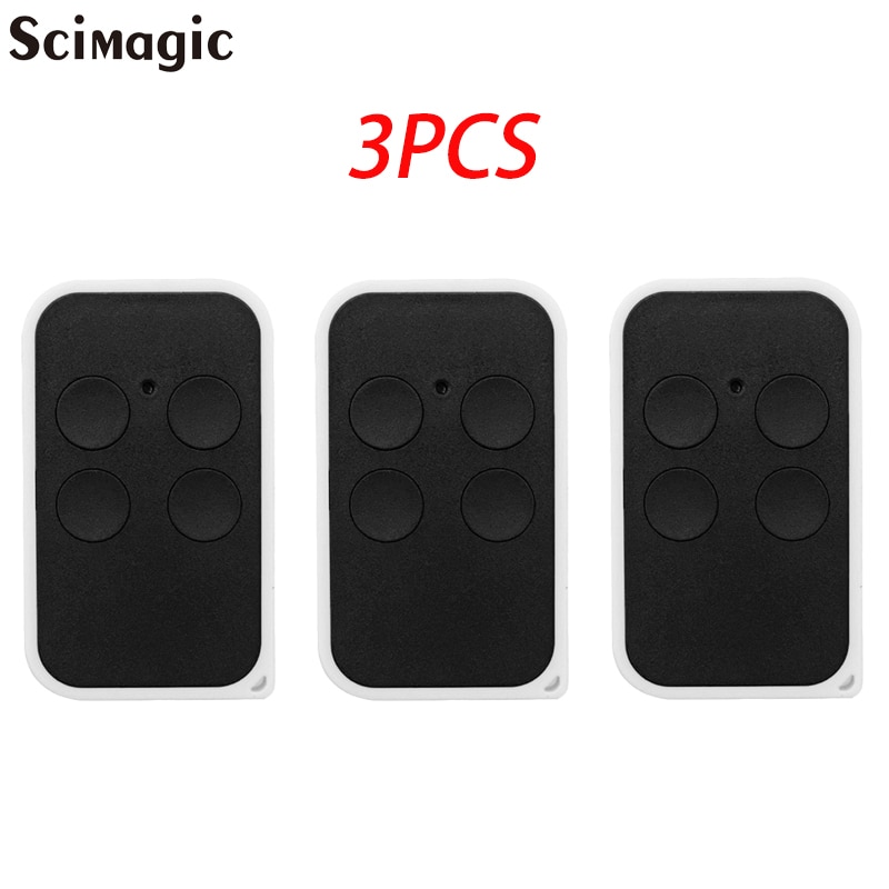 3pcs Remote Control Garage door Duplicate 433mhz 868MHz 390/315mhz 4 Channel Command Handzender Garage Door Opener Gate Key Fob