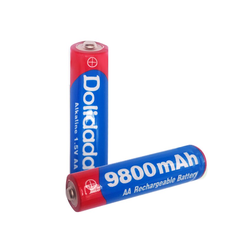 1.5V Brand AA rechargeable battery 9800mah 1.5V Alkaline Rechargeable batery for led light toy mp3