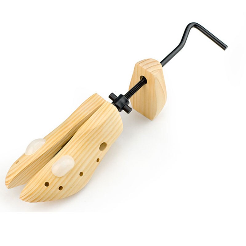 1Pc Men Women Wooden Adjustable Shoe Stretcher 2-Way Shaper Shoe Tree Holder For Boot Shoe Expander Shoe Form