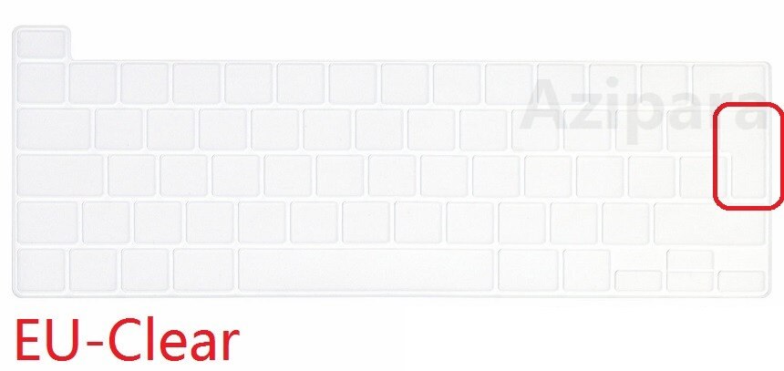 Weiche EU UNS für Macbook Profi 13 A2251 A2289 Russische Tastatur Abdeckung Silizium Für Macbook Profi 13 Russische tastatur Haut: EU-klar