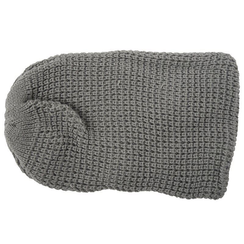 Heren slouchy lange muts gebreide muts voor zomer winter oversized grijs: Default Title
