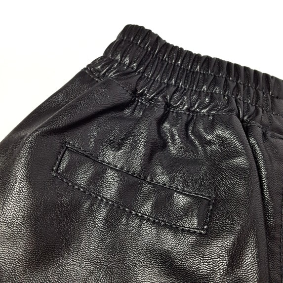 Sommer forår baby pigeshorts imiteret læder drengeshorts unisex børnetøj småbørns pu shorts til piger tøj menina