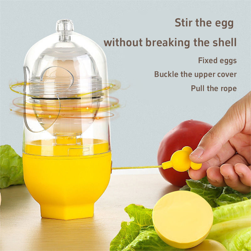 Egg Puller Hand Pulling Egg Shake Tool Egg White Egg Yolk Mixing Egg Shake Egg Shake Handmade Golden Egg Kitchen Small Tool