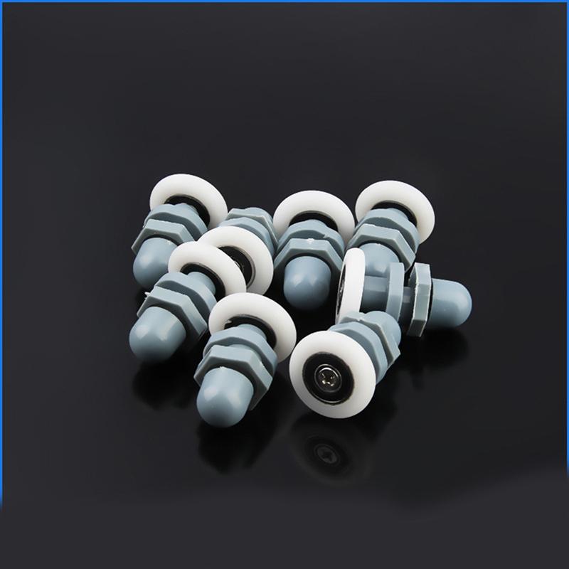 Glissières de porte coulissante | Roulettes de porte de douche, boîtier de coulissante, rouleaux roues de remplacement, diamètre 25mm 10 pièces