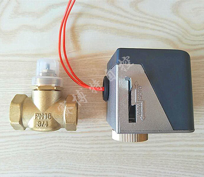 Electric two way valve solenoid valve central air conditioner fan coil electric valve VA-7010-8003