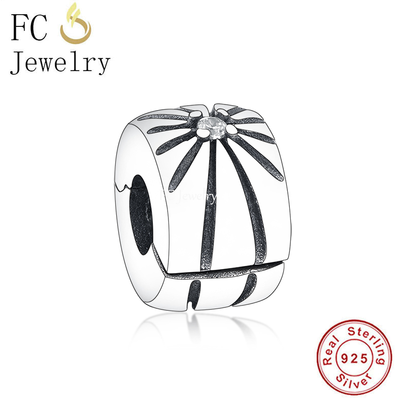 FC Jewelry Fit-pulsera de plata de ley 925 para mujer, cierre redondo, fabricación de cuentas, Berloque: FC1286