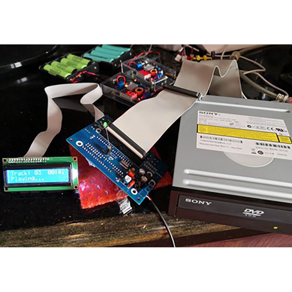 CD-ROM controller DVD-ROM IDE optical drive controller Audio Player ROM To Turntable+ REMOTE control Digital Display DIY kits