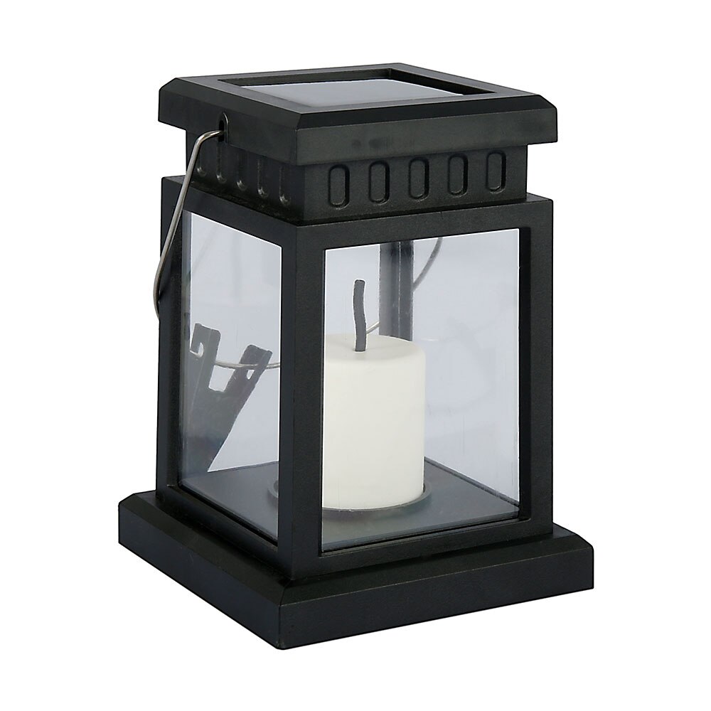 2pcs Solar Candle Hanging Lamp Outdoor LED Light Waterproof Flame Lamp Garden Tree Decor Solar Powered Hanging Candle Lantern