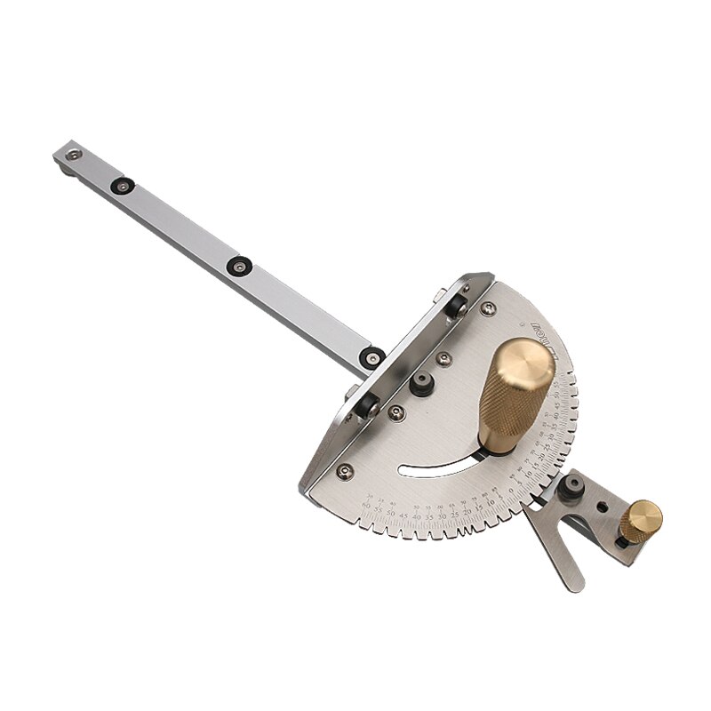 450mm Miter Gauge With Track Stop Table Saw Router Miter Gauge Sawing Assembly Ruler For Woodworking DIY Tools