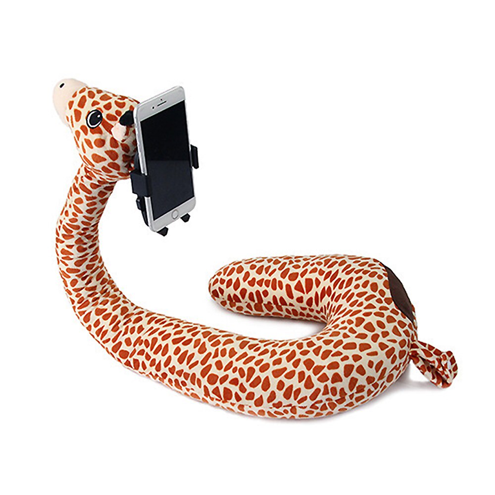 Oreiller de voyage en forme de U | Avec SUPPORT pour téléphone, mousse à mémoire de forme, SUPPORT de cou, repose-tête, coussin pour avion