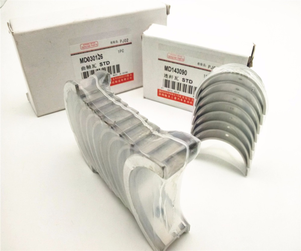 CRANKSHAFT CONNECTING ROD BEARING 4G15 4G18,2005-09 BYD F3 F3R DA4G18 4G15S,DONGFENG LINGZHI,18PCS MD030126 MD143090