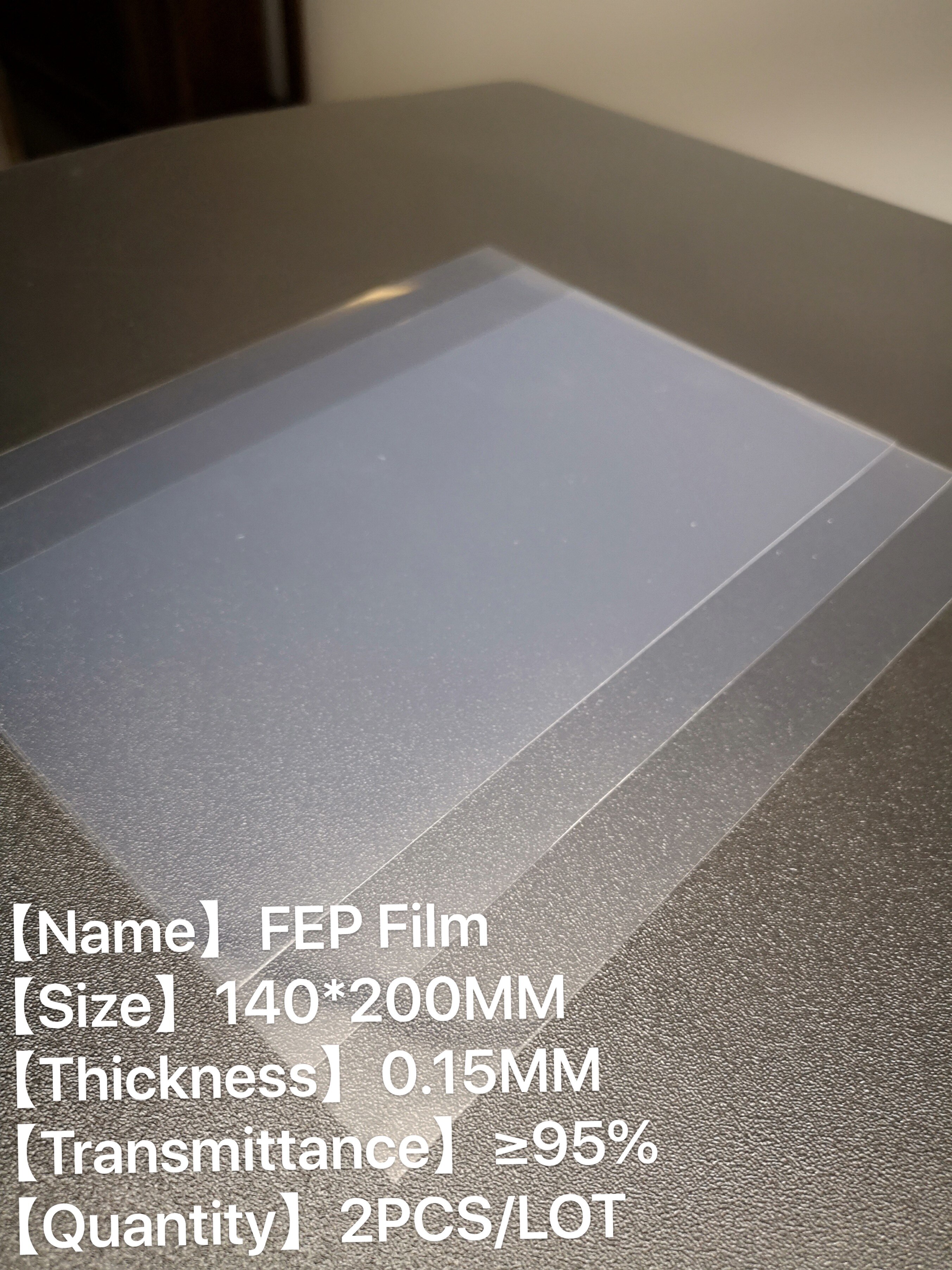 2PCS PHOTON SLA 3d printer Parts FEP Film 140x200mm Fep Sheets 0.15mm for ANYCUBIC Photon Resin UV Light 3D Printers Impresora