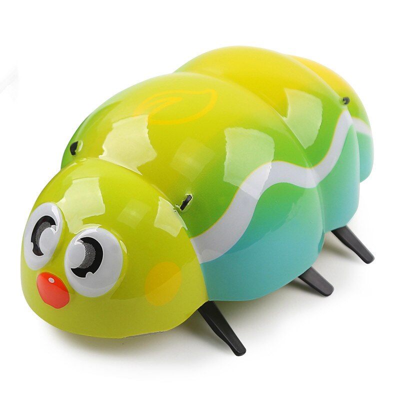 Remote Control Insect Toy Robot Electronic Digital Insect Remote Control Pet Novelty Insect Model Toy Christmas: Caterpillar