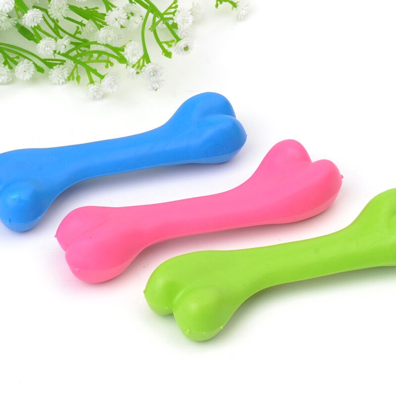 Rubber Dog Toy with Thorn Bone Rubber Molar Teeth Pet Toy Dog Bite Resistant Training Chew Pet Products Toothbrush