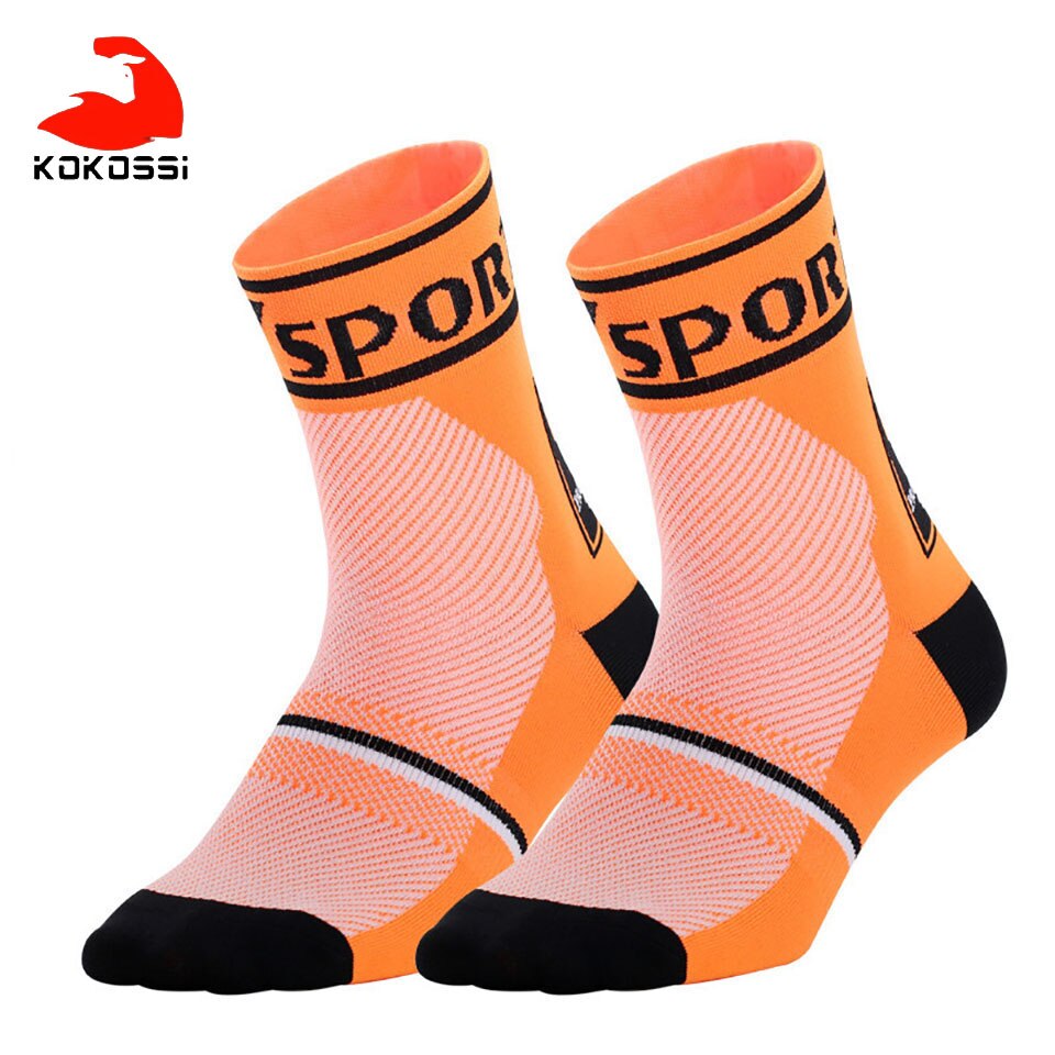 Sportowe Outdoor profesjonalne skarpety rowerowe oddychające wędkarstwo wspinaczka piesze wycieczki bieganie piłkarskie skarpetki koszykarskie: 06 / L Size 39-46