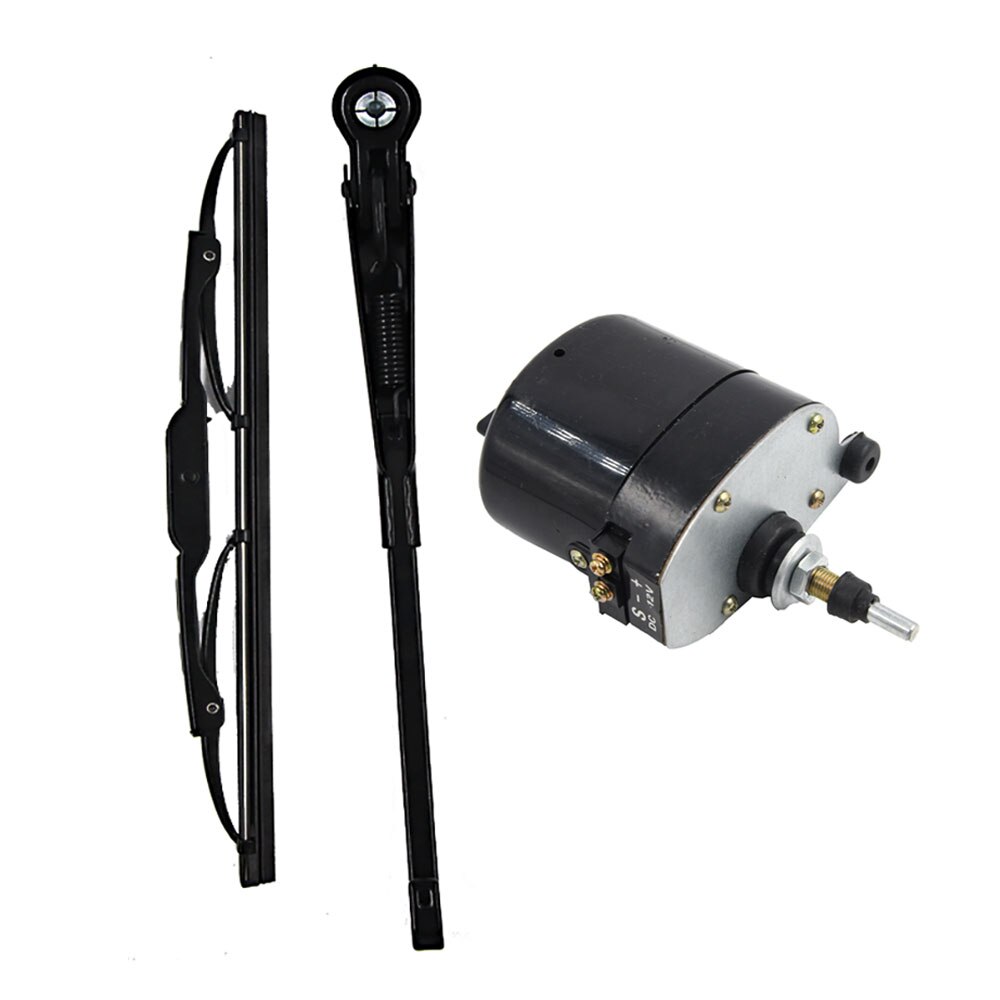 12V Universal Windscreen Wiper Motor with Arm and Blade for Fishing-Boat Caravan 01287358 7731000001 0390506510: Wiper and Motor