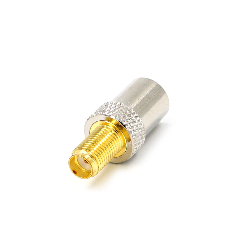 Adaptador RF SMA hembra a TV, conector Coaxial de , recto, 1 ud.