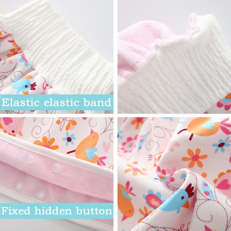 TPU Baby Diaper Skirt Infant Waterproof Toilet Training Pants Anti-Urine Bed Wetting Night Urine Artifact Children Cotton Diaper
