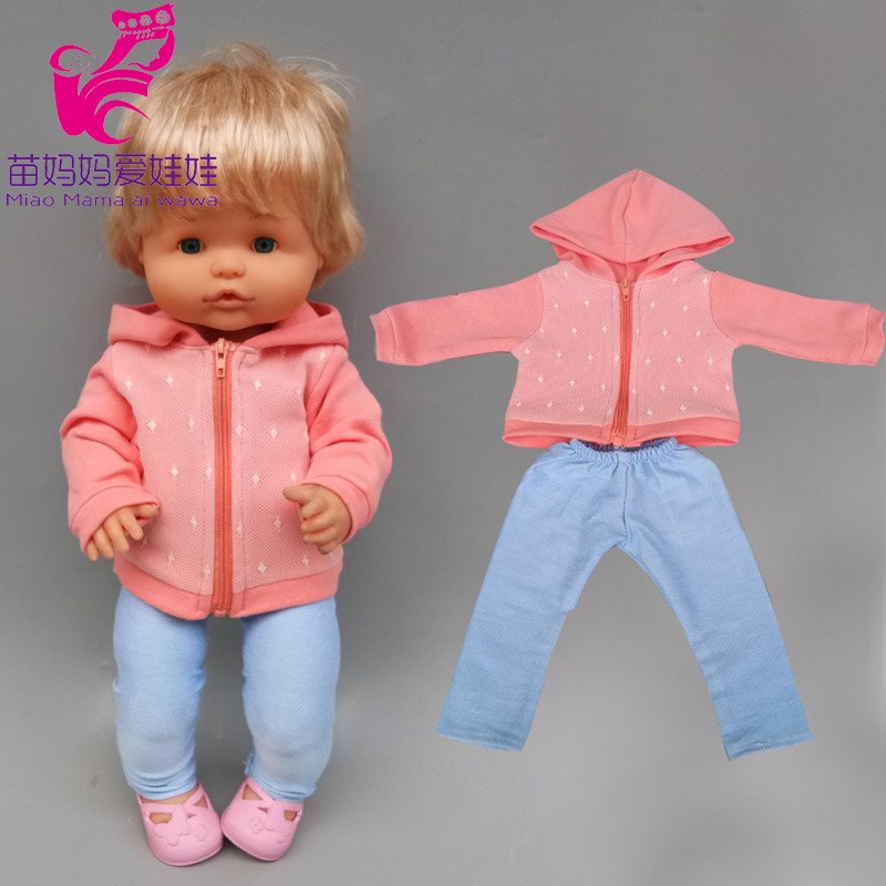 40cm baby doll clothes set for 16 inch Nenuco Ropa y su Hermanita doll clothes butterfly accessories