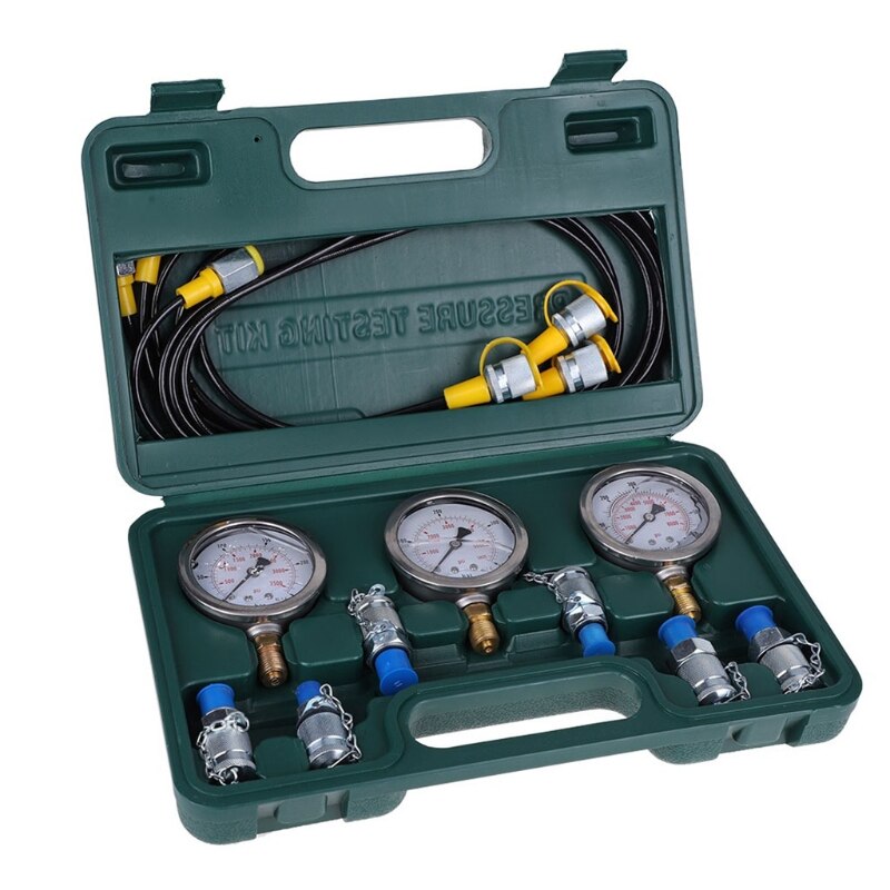 Hydraulic Pressure Test Kit 250/400/600bar Hydraulic Gauge Kit Hydraulic Tester &amp; Durable