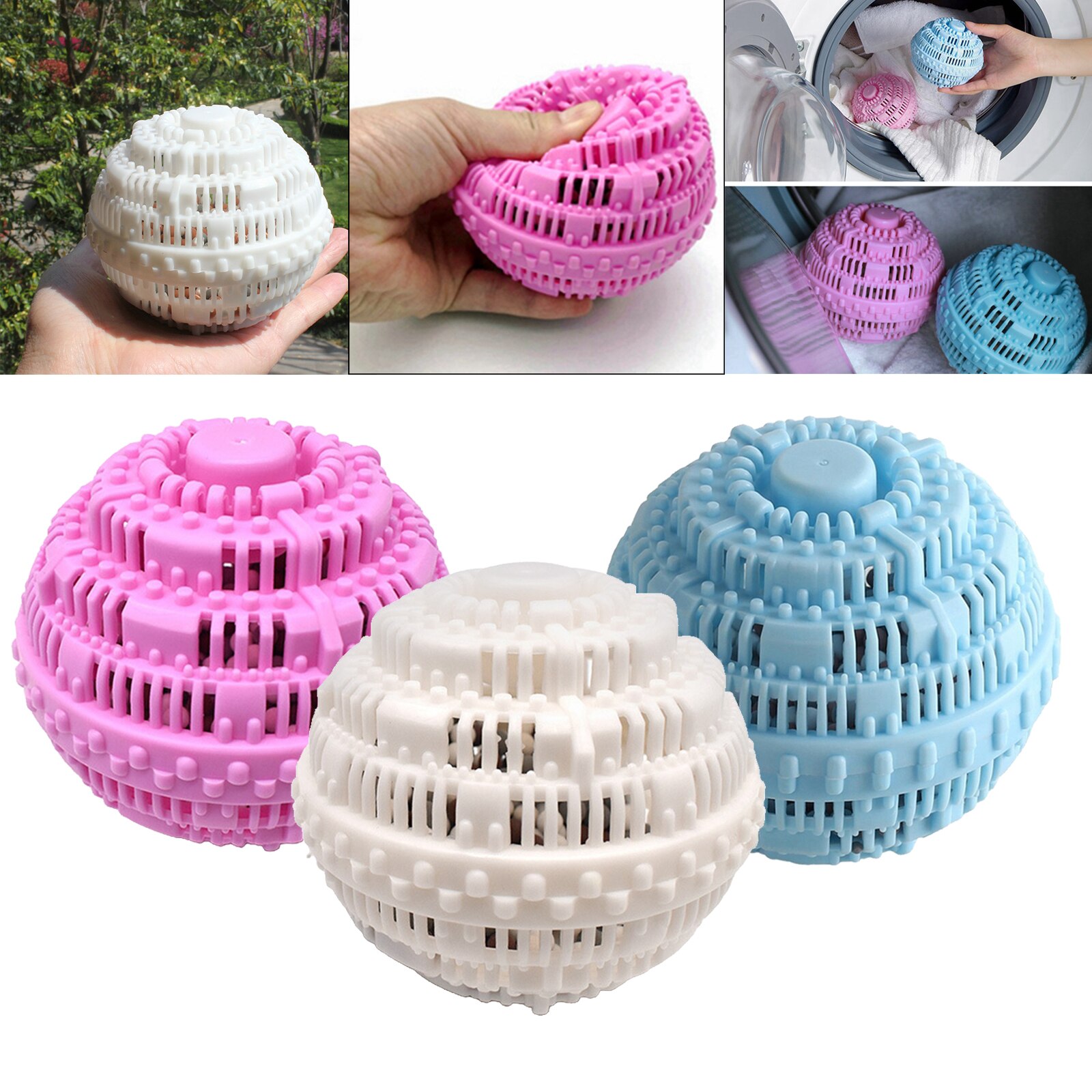 Detergent-Free Washing Machine Balls Washes Clothes Laundry Detergent Balls