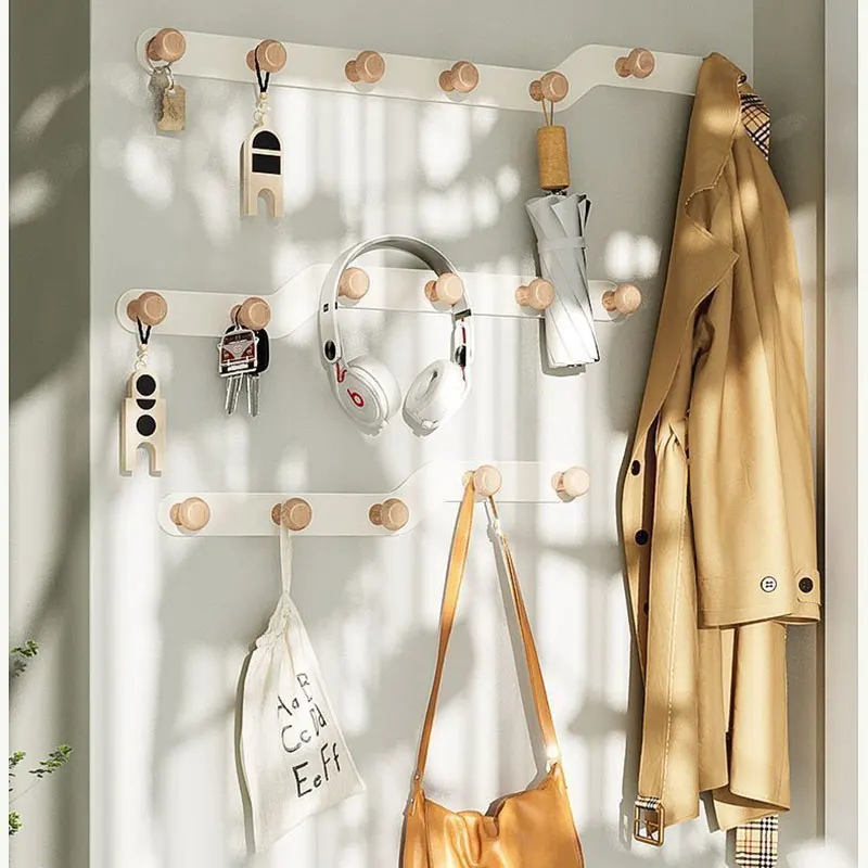 4/5/6/7/8 Tür hinten Haken Kleidung Mantel Hut Schal Schlüssel Kleiderbügel Wandre gal für Wohnzimmer Küche Bad Organizer Halter