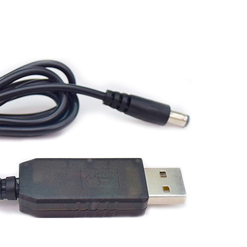 USB DC 5V to 8.4V/9V/12V 5.5x2.1mm Male Plug Power Supply Step-up Adapter Cable