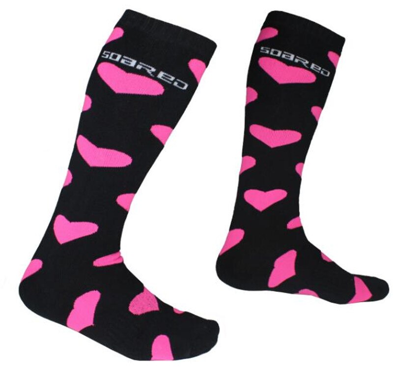 Steeg Winter Warmer Sokken Outdoor Sport Ski Sokken Vrouwen Katoen Snowboard Winter Fietsen Sokken Beenwarmers Knie Sokken: 2