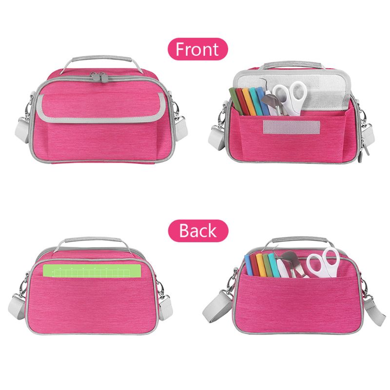 Sacs à main portables de voyage avec poches étui de transport housse boîte de rangement sac à bandoulière pour-Cricut Joy Machine et accessoires