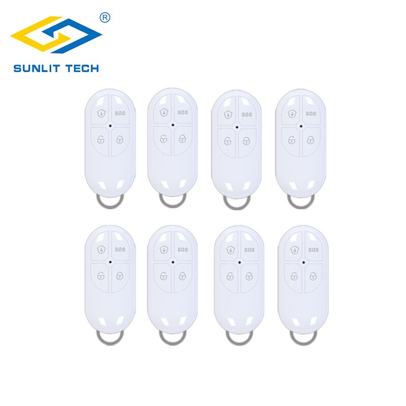 1/2/8pcs Wireless Portable Alarm Remote Controller 4 Buttons Key Fobs for Focus ST-IIIB ST-IIIGW ST-VGT ST-V GSM Intruder Alarm