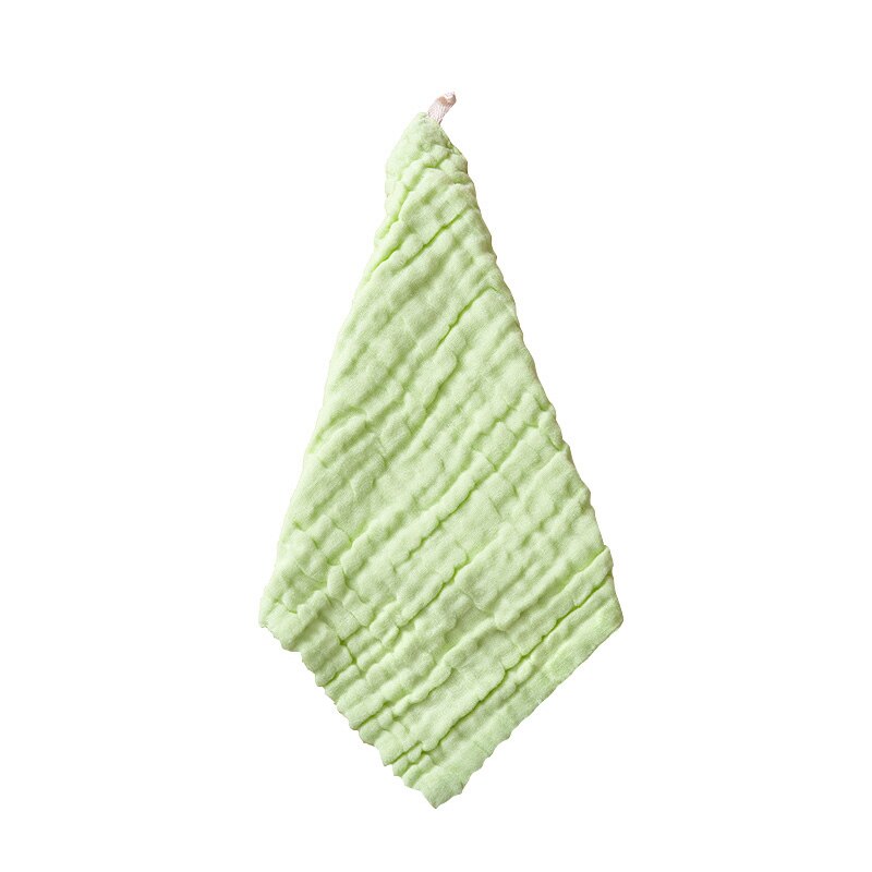 1pcs 27*27cm Square Solid Color Soft Face Towel Cotton Hair Hand Bathroom Towels badlaken toalla Toallas Mano: Green