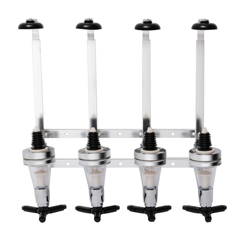 4 Bottle Stand Optics Wall Mounted Wine Dispenser Spirit Drink Dispenser Holder Bar Butler Automatic Dispenser Tool Party Bar